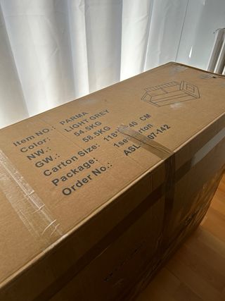 Sofá Cama 2 Plazas 140cm Gris Claro