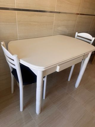 Juego de mesa de cocina y sillas