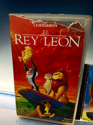 banda sonora CD + VHS El rey Leon, disney