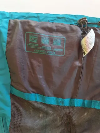 Abrigo ligero azul-verdoso mujer Talla 38 M