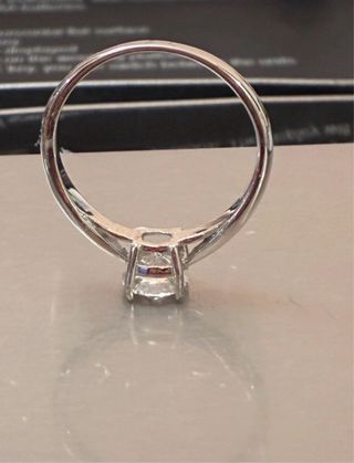 Anillo Oro 18k 1.00 Ct Diamante Natural