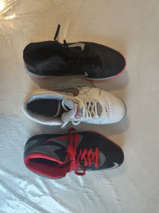 Set 3 paia scarpe basket Nike vintage