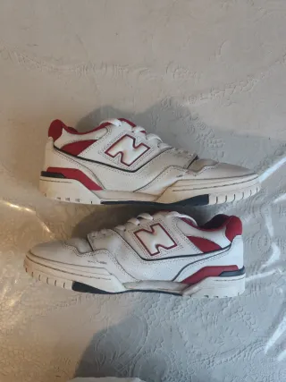 New Balance 550 Bianche Rosse Blu Navy Tg 43