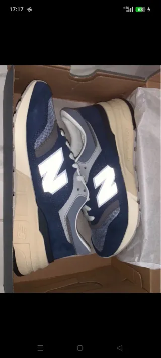 Zapatillas New Balance 997R Azul/Gris