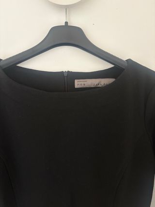 Vestito tubino nero Zara Tg L