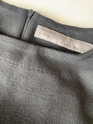 Vestito tubino nero Zara Tg L