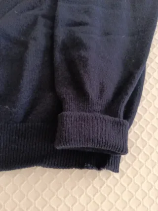 Jersey Peter Scott 100% Lana Azul Marino