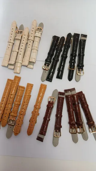 20 cinturini orologio 14mm pelle