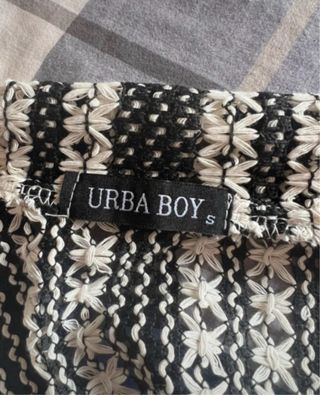 Camisa Urban Boy Beige y Negro