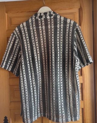 Camisa Urban Boy Beige y Negro