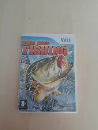 Juego COMO NUEVO Wii Sega Bass Fishing + Caña