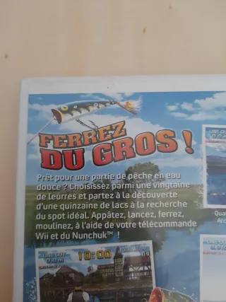 Juego COMO NUEVO Wii Sega Bass Fishing + Caña