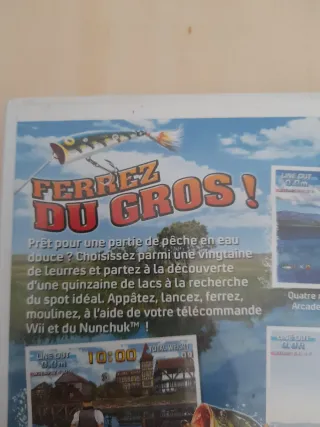 Juego COMO NUEVO Wii Sega Bass Fishing + Caña