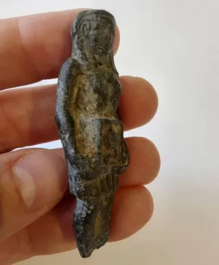Amuleto egipcio de metal ushabti(shabti)