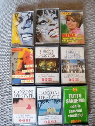 Lotto Cassette Musicali Vintage Pop Rock