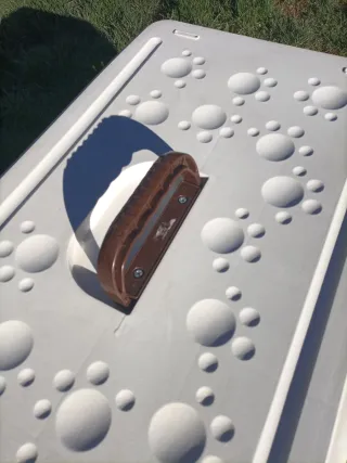 Transportín perro grande blanco y verde