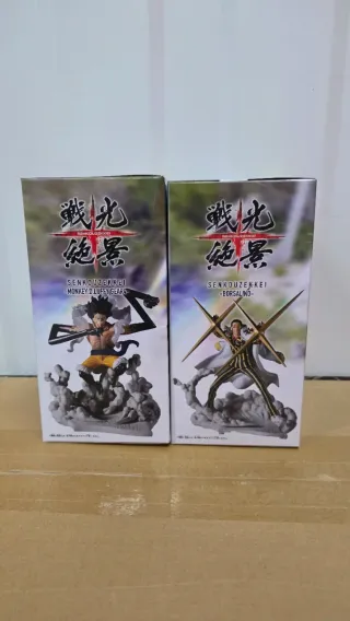 Figuras One Piece Luffy y Borsalino Senkouzekkei