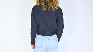 Felpa bomber Fila nera con bande iconiche