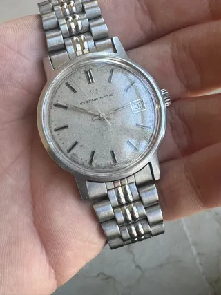 Reloj automático Eternamatic vintage hombre