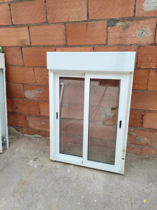 2 ventanas aluminio correderas