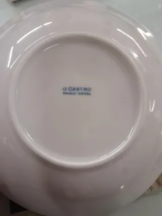Plato sopero o castro