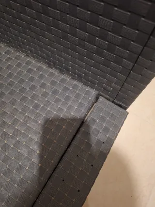 2 Sillones de Jardín color gris oscuro.