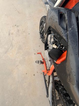 Pit Bike IMR 125cc 4T Negra y Naranja