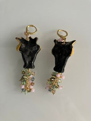 Pendientes Antiguos Moros Cristal Swarovski