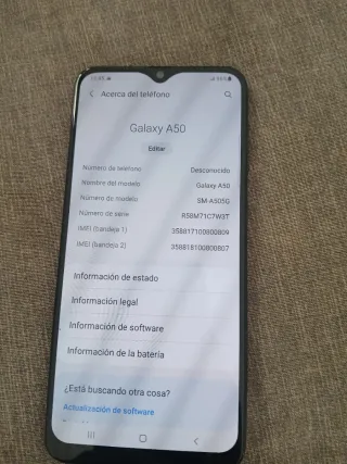 Samsung Galaxy A50 Grigio Multicolore