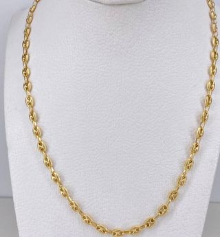 Cadena laminada en oro 18k