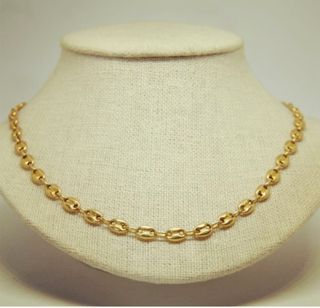 Cadena laminada en oro 18k