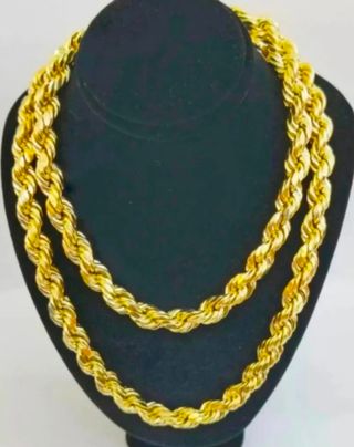 Cadena laminada en oro 18k