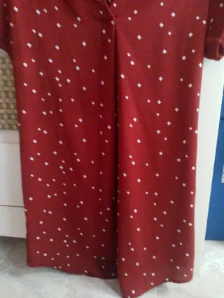 Vestido camisero estampado S