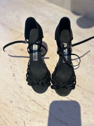 Zapatos de baile latino Ray Rose negros