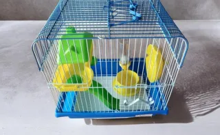 Jaula para hámster con accesorios