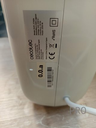 Cecotec Calefactor Cerámico de Sobremesa