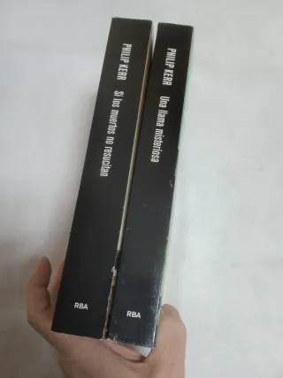 2 libros de Philip Kerr. Los 2x15€