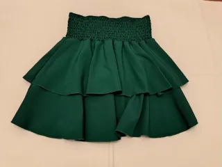 Gonna bambina verde 10 anni