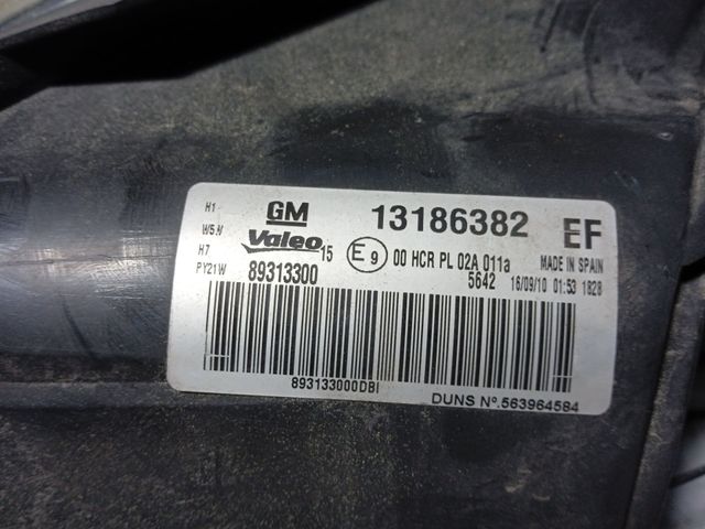 FARO DERECHO OPEL CORSA D 13186382
