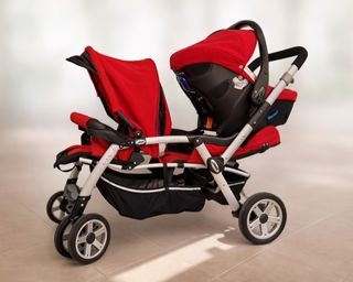 Pack Completo Silla Gemelar + Capazo + Maxi Cosi