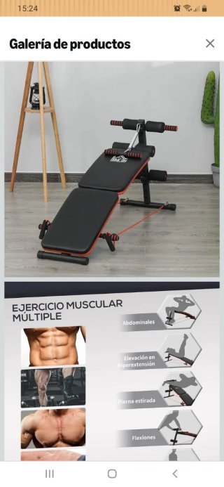 Bicicleta Spinning Trainer 7000 + banco multifun
