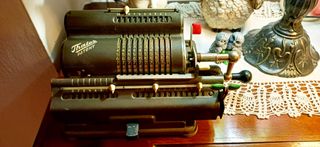 Calcolatrice meccanica Thales Patent vintage