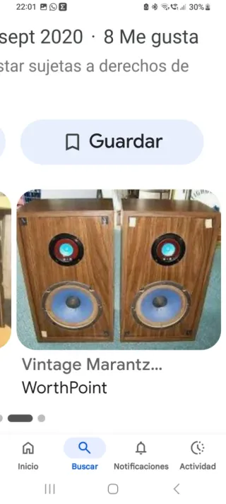 Altavoces Marantz Imperial Vintage 1974 U.S.A.