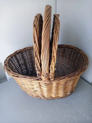 Cesta para Setas/Picnic/Multiusos, Mimbre