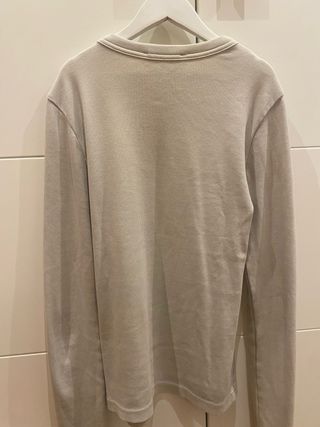 Camiseta Zara Manga Larga Beige Talla M
