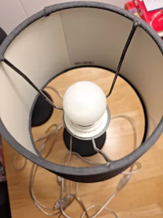 2 Lamparitas de noche negras