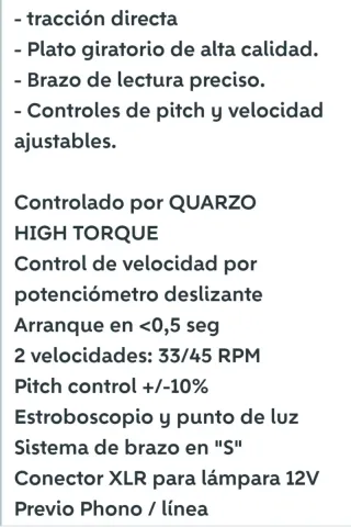 Tocadiscos Akiyama DJ-2000 Profesional IMPECABLE