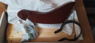 Soporte Jamonero FACKELMANN Madera Maciza
