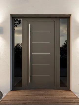 Puertas metálicas modernas a medida