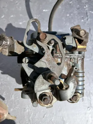 Carburador Doble Cuerpo para 2 cv y Colector admis